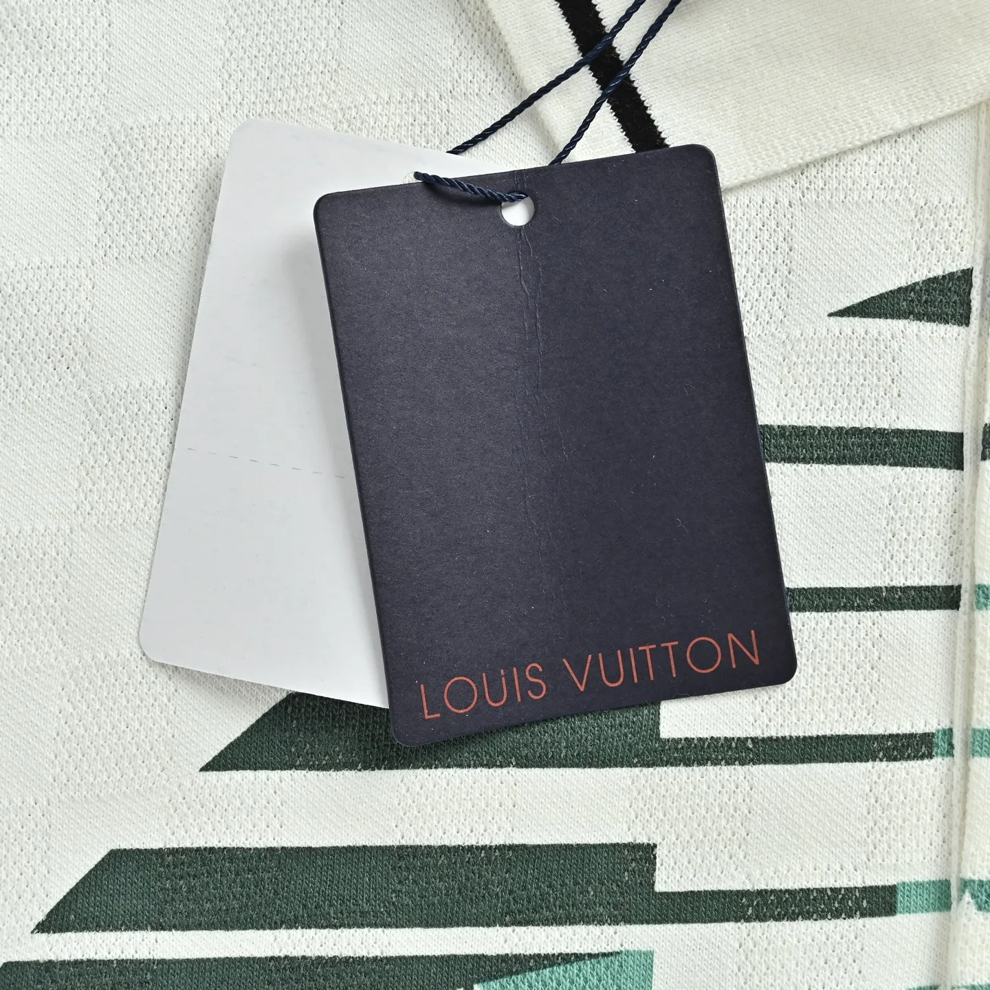 Louis Vuitton/Louis Vuitton dark checkerboard print Polo short sleeves